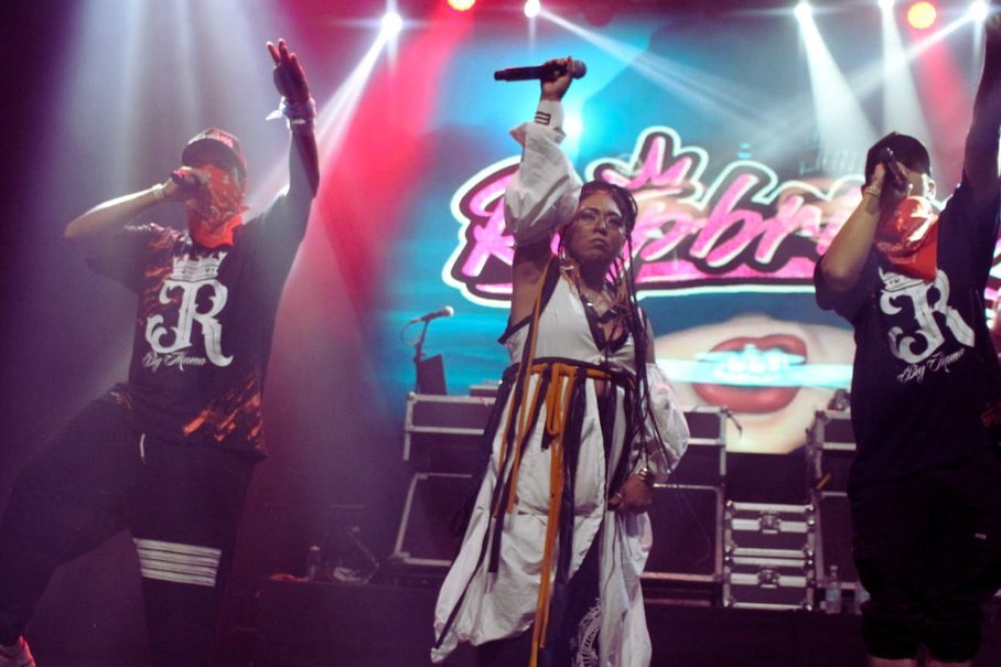 Rapbrina en el show de Non Phixion, Teatro Cariola